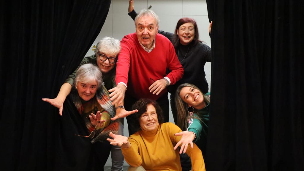 backstage theater company.