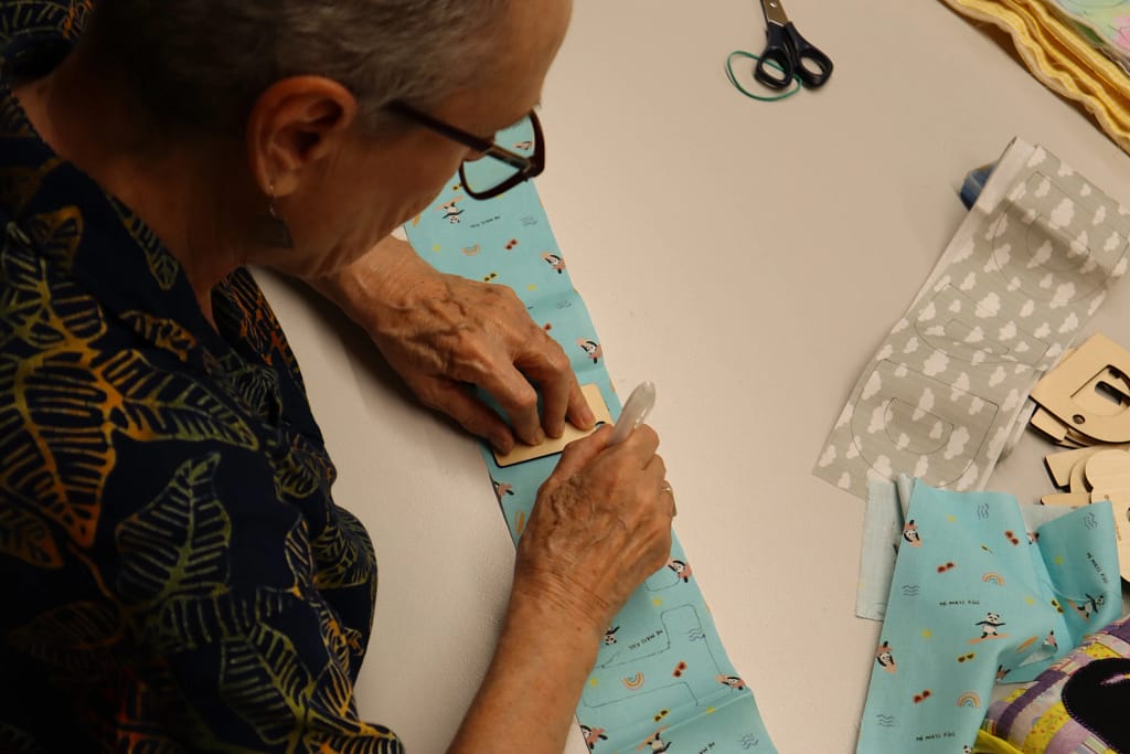 Photo of cosim's workshop by the cloud of letters.