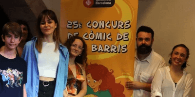Imatge de la entrega de premis del 25è concurs de còmic de Nou Barris.Imatge de la entrega de premis del 25è concurs de còmic de Nou Barris.