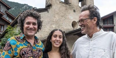 Fotografia d'Eugenia Correia, Lluís Cartes i Marc Prat.